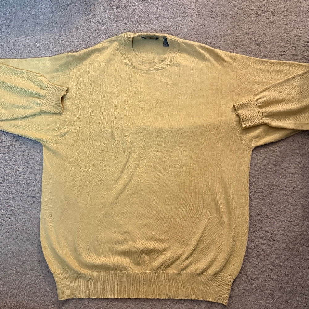 AXIST MENS MUSTARD SWEATER M